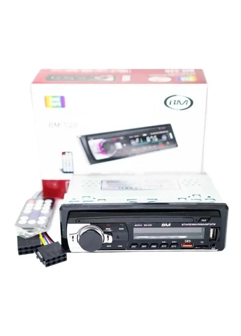 Автомагнітола BM-520 1DIN з Bluetooth, RGB-підсвіткою панелі, подвійний USB, підтримка microSD/TF, AUX вхід, MP3 Boschmann (391110787)