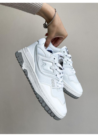 Сірі Осінні кросівки чоловічі new balance 550 white grey v2 нью беланс 550 No Brand