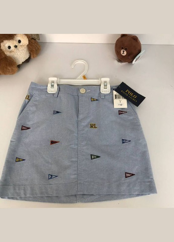 Синяя кэжуал юбка Ralph Lauren