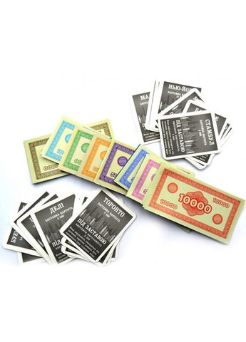 Настільна гра "Монополія. CITY" 1137ATS фішки, кубик, поле, валюта, картки Artos Games (301834367)