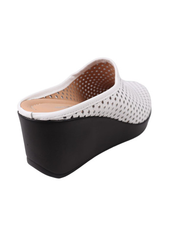 Сабо жіночі білі натуральна шкіра Kesim 243-25LSHS (322983049)