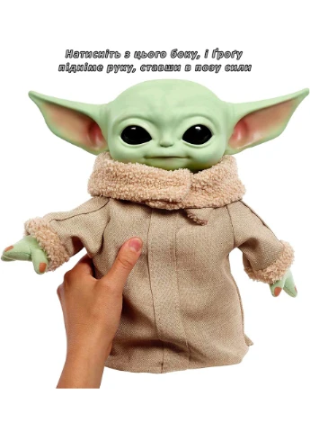 М'яка іграшка Ґроґу (Малюк Йода) Зоряні війни Мандалорець. Grogu Mandalorian plush Star Wars (365251764)