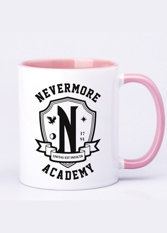 Чашка с принтом "NEVERMORE ACADEMY" 330мл ( ) (17697) No Brand (312486923)