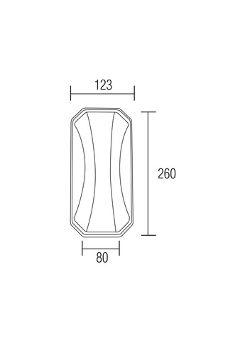 Світильник світлодіодний фасадний BLADE настінний Horoz Electric (346087461)