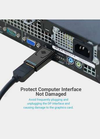 Адаптер DP Male to HDMI Female Adapter Black (HBKB0) Vention (300685062)