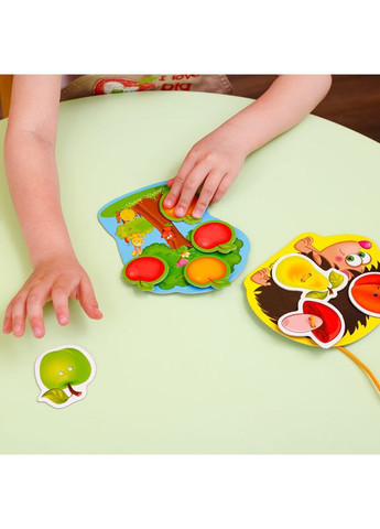 Игра-шнуровка с липучками "Ежик в лесу" VT1804-45 (укр) Vladi toys (365640973)