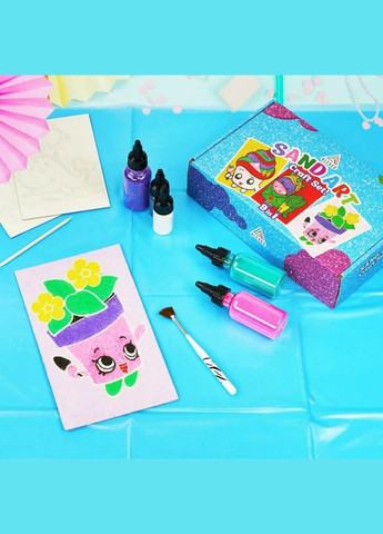 Дитячий набір для творчості картини з піску 9 в 1 KP-005 з магнітами Alexes (335040136)