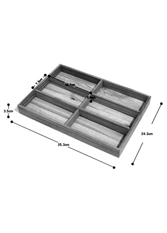 Органайзер для окулярів з дерева Ольтарі 6 капучино (ОЧК-606509) No Brand (328076838)