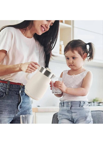 Електрочайник із нержавіючої сталі чайник електричний 1.7 л 1800 Вт Білий (YD833) Home (360531932)