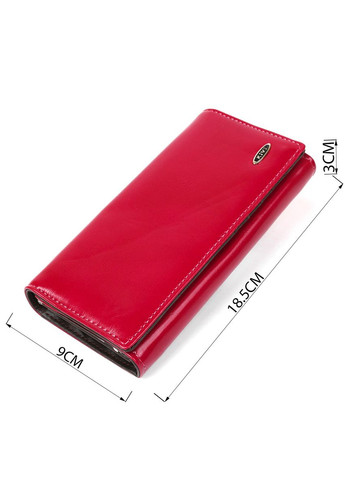 Кошелек женский из экокожи гладкий 19078 Малиновый KIVI (313860604)