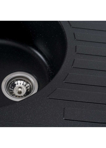 Гранітна мийка для кухні LIRA 7750 матова металік Valeso (336932445)