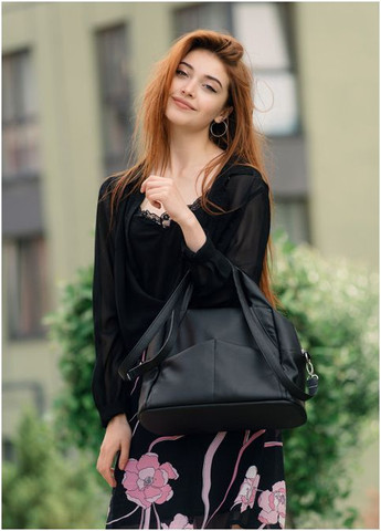 Жіноча спортивна сумка Vogue ZT чорна (R-90123001-VS) Sambag (302450110)