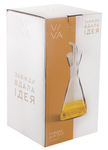Пляшка д/олії CUBE з дозатором/ 500 мл в уп. (SO500) Viva (365274552)