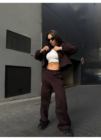 Жіночий теплий костюм із затяжками No Brand (362209256)