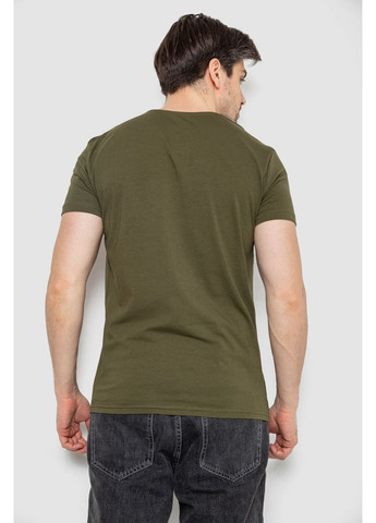 Хакі (оливкова) футболка чоловіча однотонна базова,, 244r2409 Andi