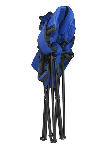 Крісло портативне NeRest Рибак Преміум з підлокітниками для риболовлі та відпочинку з чохлом синє ProDobro (367266424)