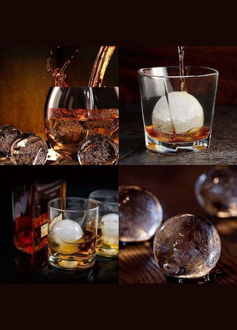 Форма для льоду силіконова Куля 6 комірок 18,5x12,5x4,6 см (C051355) Ice (333707584)