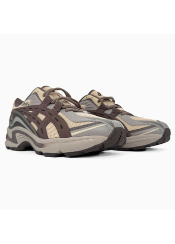КРОССОВКИ ЖЕНСКИЕ ASICS GEL-PRELEUS BEIGE / BROWN / GREY АСИКС ГЕЛЬ No Brand серые демисезоны (368647025)