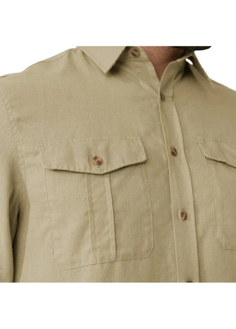 Комбінована сорочка ovik travel shirt ls sand stone Fjallraven
