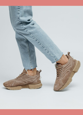 Кроссовки зимние бежевые леопард кожа Tucino бежевые зима (302661496)