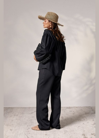 Чорна базова жіноча сорочка ARTMON