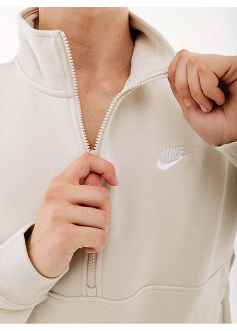 Мужская Кофта CLUB BB HZ TOP Белый Nike (282317892)