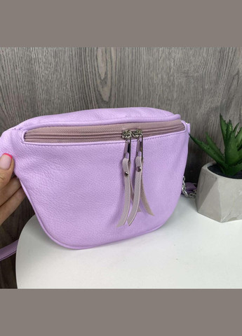 Якісна жіноча бананка сумка на груди з ланцюжком, міні сумочка яскрава Блакитний No Brand (334731219)