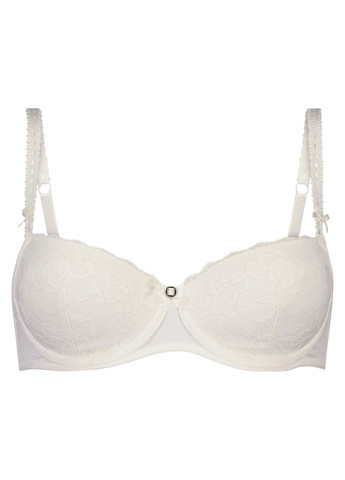 Белый кружевной бюстгальтер Hunkemoller