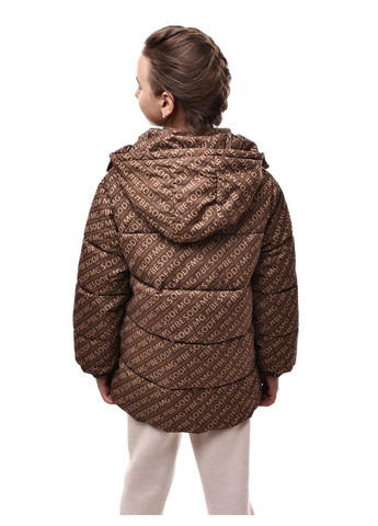 Бежева куртка зимова для дівчинки підлітка AMMY