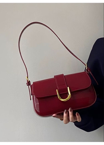 Жіноча лакована сумка в стилі RETRO, червона.(BB-OT173) No Brand (362732472)