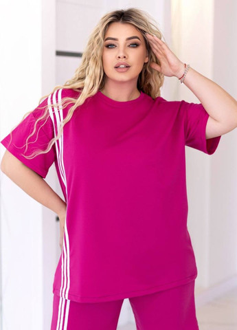 Костюм-двійка: шорти та футболка вільного крою Україна (331344801)