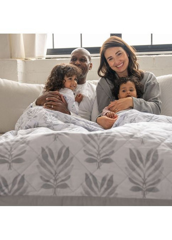 Ковдра Сollection-zenith, муслін, 180х153 см, сірий з білим () Aden + Anais AWLL10001 (366529491)