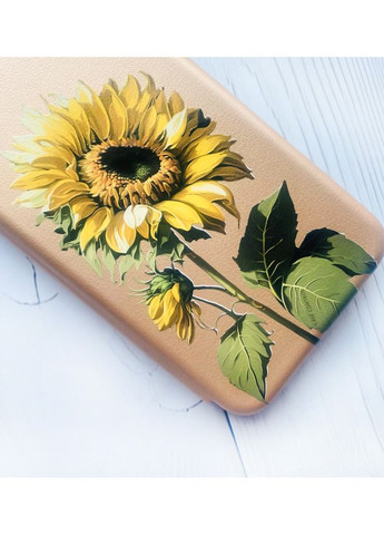 Чохол-книжка з малюнком для Samsung Galaxy A50 (2019) A505/A30s Золотий:: Соняшник (принт 274) G-Case (359484270)