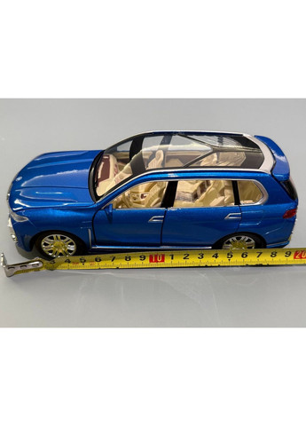 Машинка TK BMW X7 1:24 звук светло инерция подвижные элементы Синяя (GT-05545) No Brand (366421997)
