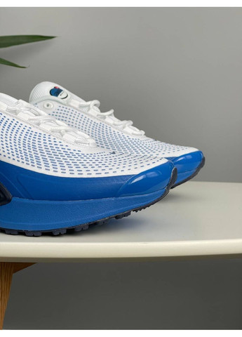 Кросівки жіночі і чоловічі Nike Air Max DN white blue | Найк Аір Макс ДН білі сині No Brand сині демісезони (361019683)