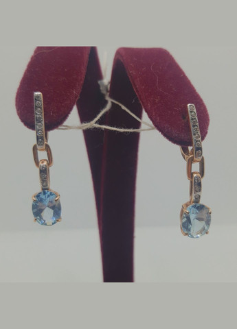 Гарнитур золото 585° 17,5р голубой топаз скай (кб300/сб300/рб300) Арніка КБ300 (305583244)