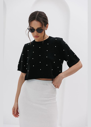 Женская вязаная футболка Arjen - (295185340)