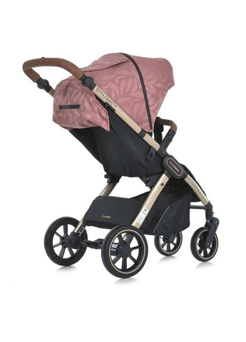 Коляска детская DYNAMIC PRO Special Pink прогулочная с чехлом дождевиком и москитной сеткой Розовая с перышками (ME 1053G-2) El Camino (334338198)