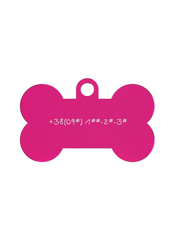 Адресник для собаки Rose 50x35мм Ekostar (367609400)