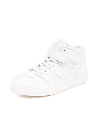Белые всесезонные кроссовки Fashion высокие T2199 білі (31-37)