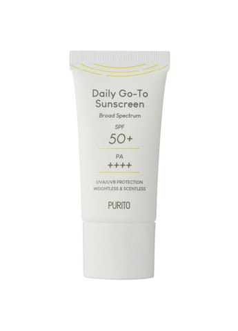Мініатюра крему сонцезахисного на кожен день Daily Go-To Sunscreen SPF50+ PA++++ 15 ml PURITO (292131625)