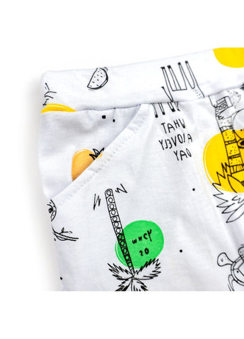 Комбинированный летний летний комплект футболка шорты dexter`s zoo черный;белый dexter's