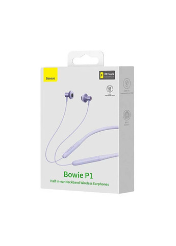 Наушники затылочная дуга Bowie P1 Half In-ear Neckband беспроводные Baseus (293345772)