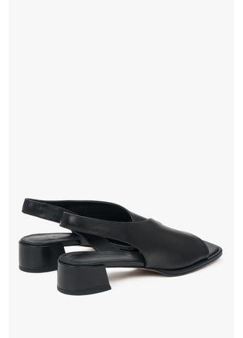 Босоніжки, колір чорний Estro (367179595)