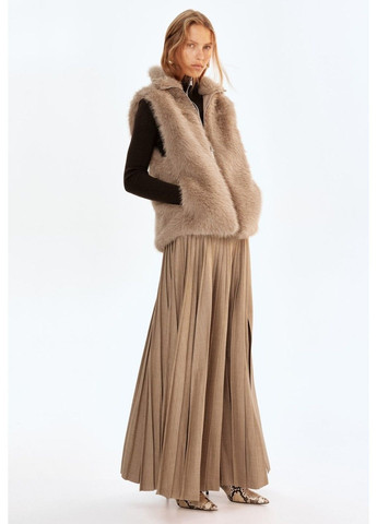 Жіноча жилетка з еко хутра Н&М (58545) XS Бежева H&M (362024320)