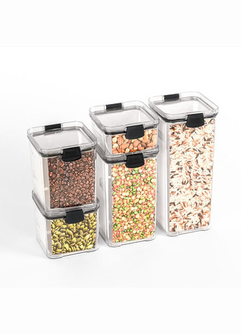 Ємність для зберігання MY HOME ZERNO XL Прозора 1.8 л (KP-88 XL T) MVM (301002232)