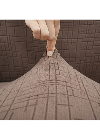 Чохол на диван-книжку New Corn Fleece коричневий (A-036446) Love You (364194628)