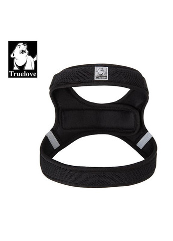 Шлея для собак TLH3013, регульована світловідбиваюча нейлонова шлейка, Чорний S (45-53см) Truelove (299915431)