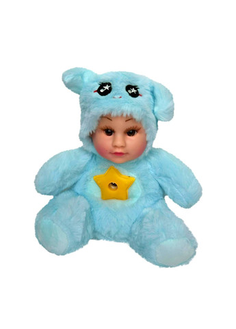 Дитяча м'яка плюшева іграшка-нічник, з проектором Блакитний No Brand (334011212)