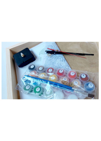 Набор рисования по номерам Часы Ёжик ArtStory (303126254)